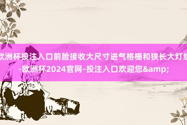 欧洲杯投注入口前脸接收大尺寸进气格栅和狭长大灯组-欧洲杯2024官网-投注入口欢迎您&