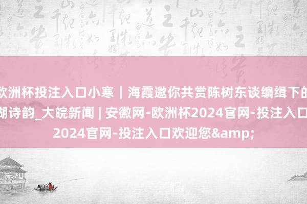 欧洲杯投注入口小寒｜海霞邀你共赏陈树东谈编缉下的断桥残雪与西湖诗韵_大皖新闻 | 安徽网-欧洲杯2024官网-投注入口欢迎您&
