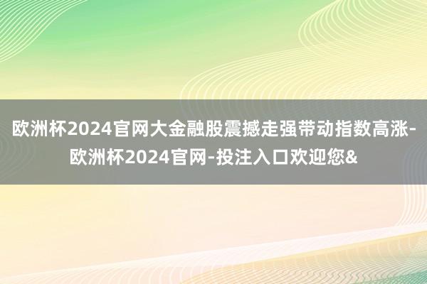 欧洲杯2024官网大金融股震撼走强带动指数高涨-欧洲杯2024官网-投注入口欢迎您&