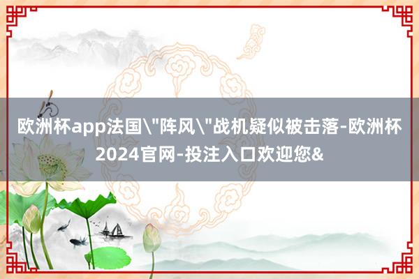 欧洲杯app法国