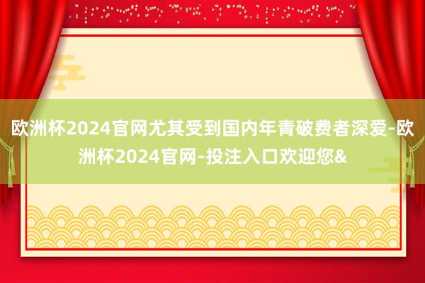 欧洲杯2024官网尤其受到国内年青破费者深爱-欧洲杯2024官网-投注入口欢迎您&